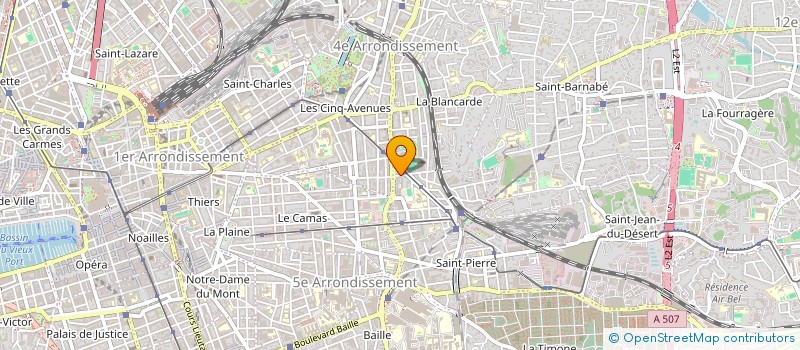 localisation de l'entreprise MATIE à MARSEILLE