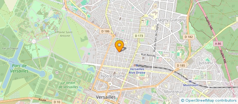 localisation de l'entreprise MATIERA PROJET à VERSAILLES
