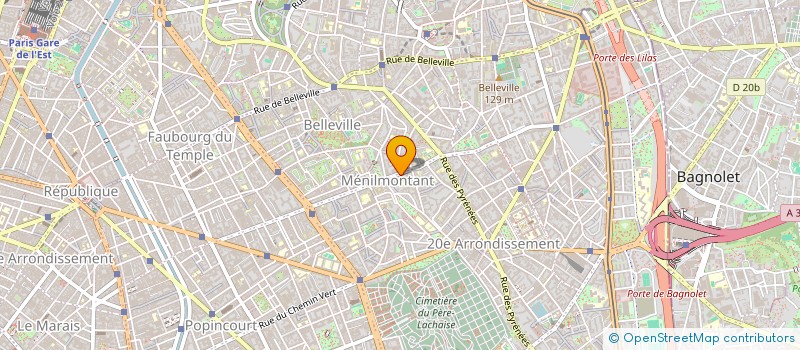 localisation de l'entreprise MATIERE DE RESONANCE  PARIS
