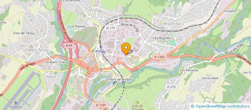 localisation de l'entreprise MATIERE DESIGN à ANNECY