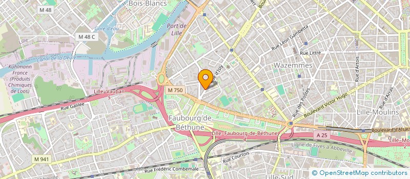 localisation de l'entreprise MATIERE NOIRE à LILLE