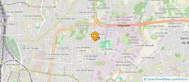 localisation de l'entreprise MATIERE NOIRE ORLEANS  ORLEANS