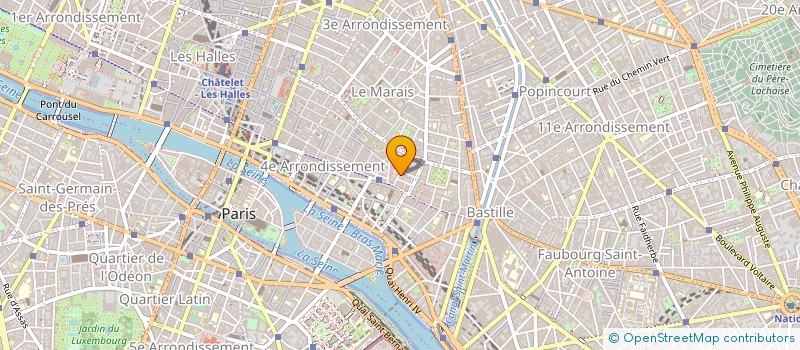 localisation de l'entreprise MATIERE PREMIERE  PARIS