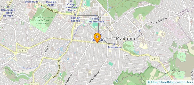 localisation de l'entreprise MATIERE PREMIERE à MONTFERMEIL