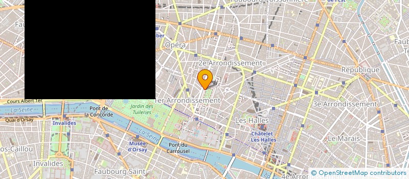 localisation de l'entreprise MATIERES à PARIS