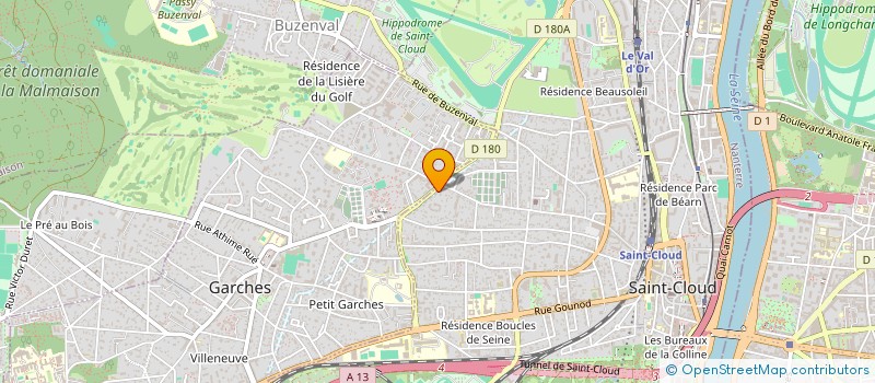 localisation de l'entreprise MATIERES à SAINT-CLOUD