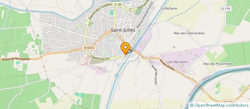 localisation de l'entreprise MATIERES à SAINT-GILLES