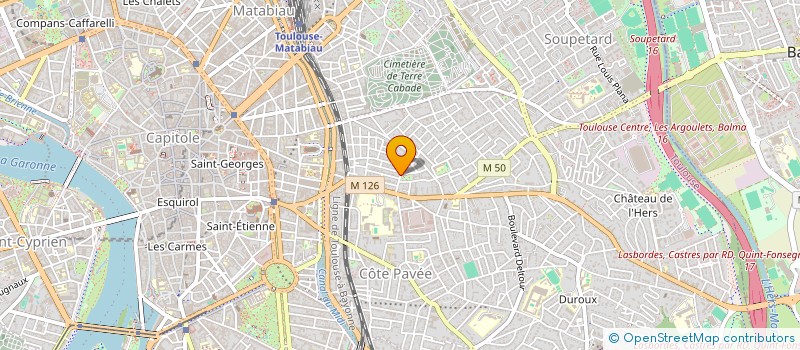 localisation de l'entreprise MATIERES ET HARMONIE  TOULOUSE