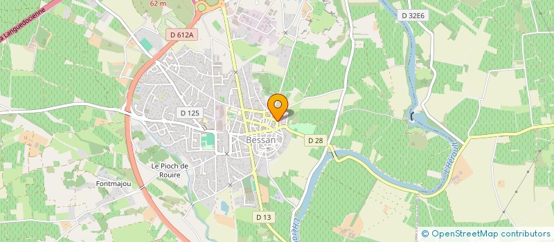 localisation de l'entreprise MATIERES FORMES ET COULEURS  BESSAN