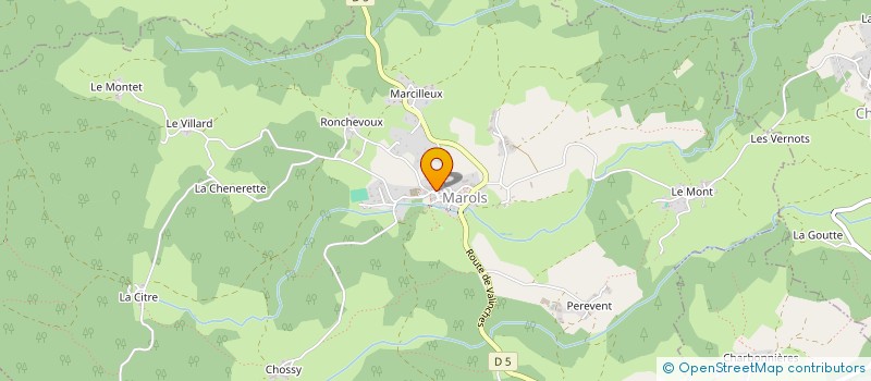 localisation de l'entreprise MATIERES LIBRES à MAROLS