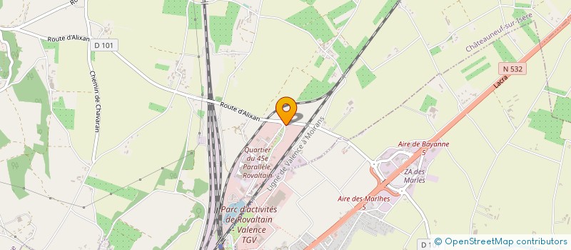 localisation de l'entreprise MATIERES MARIUS AURENTI à CHATEAUNEUF-SUR-ISERE