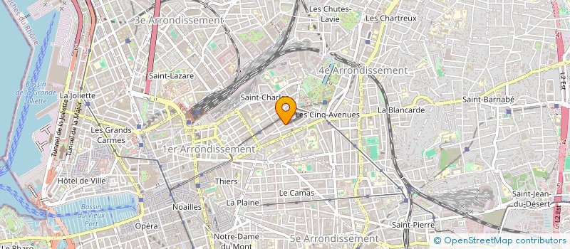 localisation de l'entreprise MATIERES PREMIERES  MARSEILLE