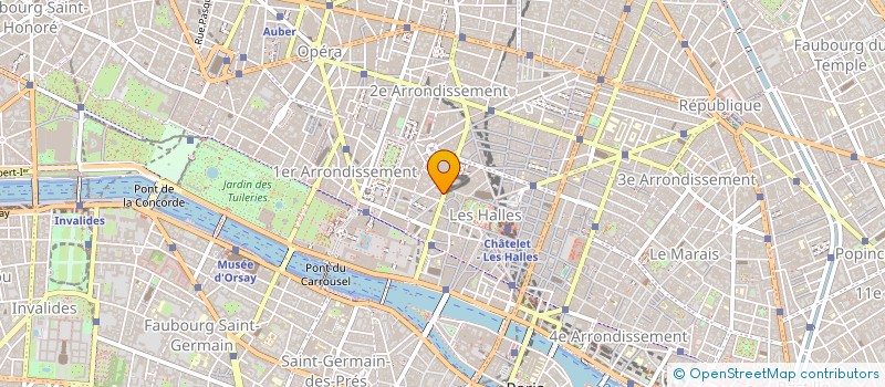 localisation de l'entreprise MATIERES PREMIERES à PARIS