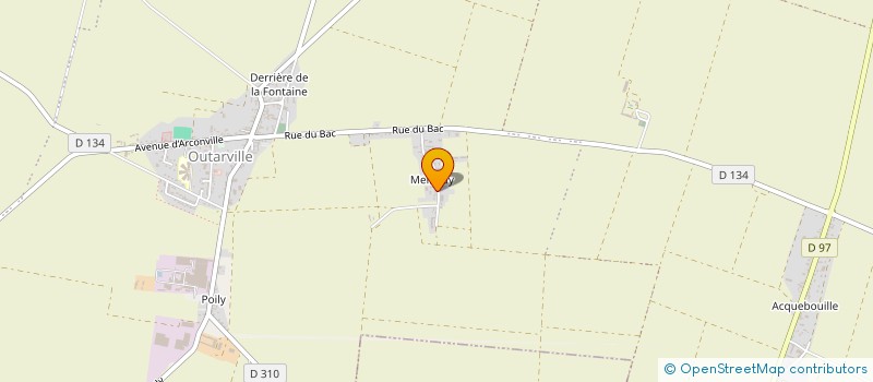 localisation de l'entreprise MATIERRE INV à OUTARVILLE
