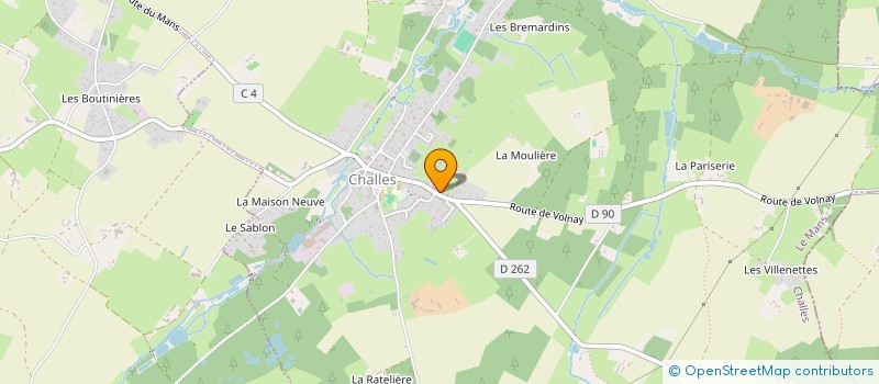 localisation de l'entreprise MATIGAULT  CHALLES