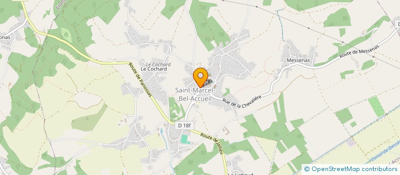 localisation de l'entreprise MATIGEN  SAINT-MARCEL-BEL-ACCUEIL