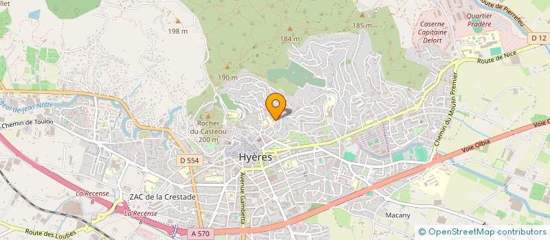 localisation de l'entreprise MATIGNON à HYERES