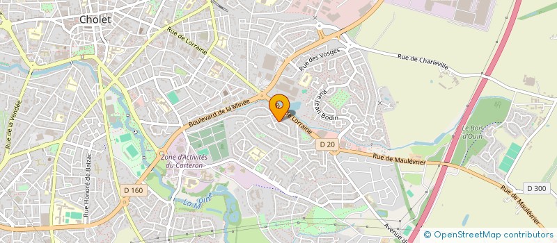 localisation de l'entreprise MATIGNON ESPACES VERT à CHOLET