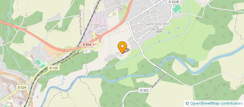 localisation de l'entreprise MATIGROUP  SAINT-VINCENT-DE-PAUL