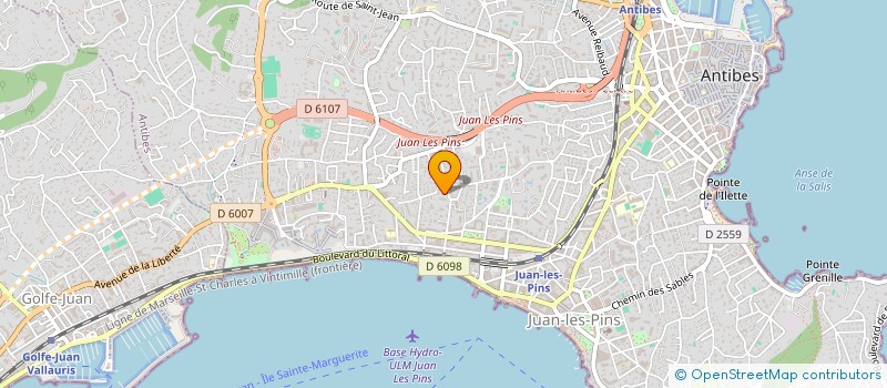localisation de l'entreprise MATIL à ANTIBES