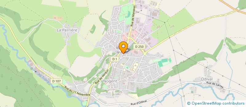 localisation de l'entreprise MATILAE à NOGENT