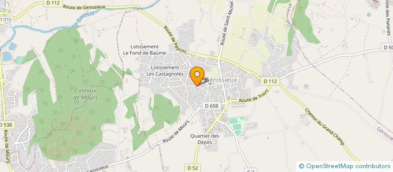 localisation de l'entreprise MATILDE CHAUSSURES  GENISSIEUX