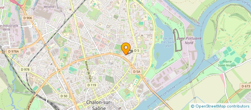 localisation de l'entreprise MATILEM à CHALON-SUR-SAONE