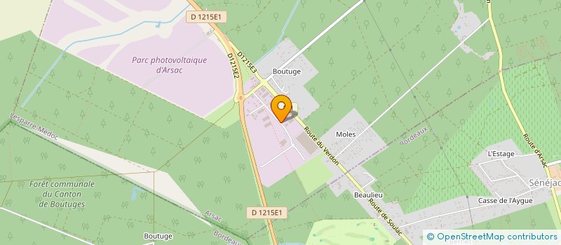 localisation de l'entreprise MATILI  ARSAC