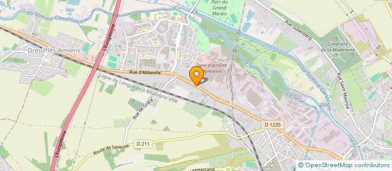 localisation de l'entreprise MATILLE à AMIENS
