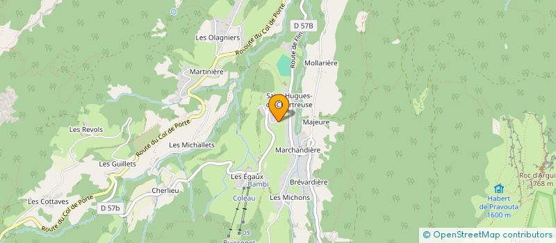 localisation de l'entreprise MATILO  SAINT-PIERRE-DE-CHARTREUSE