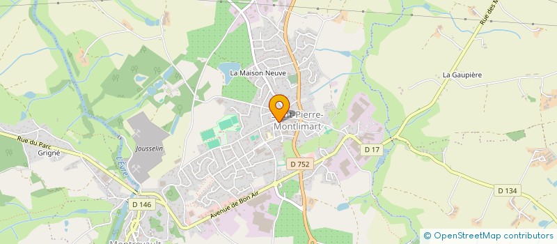 localisation de l'entreprise MATILO MATHALLI à MONTREVAULT-SUR-EVRE