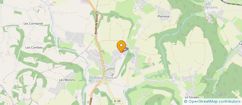 localisation de l'entreprise MATILOCA  LES ABRETS-EN-DAUPHINE