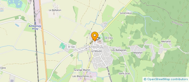 localisation de l'entreprise MATILOU  SAINT-DENIS-EN-BUGEY