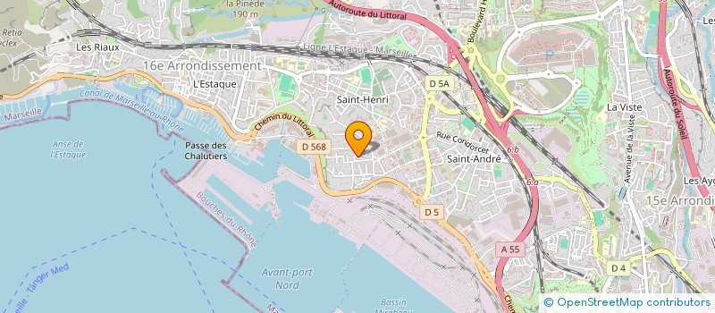 localisation de l'entreprise MATIM à MARSEILLE