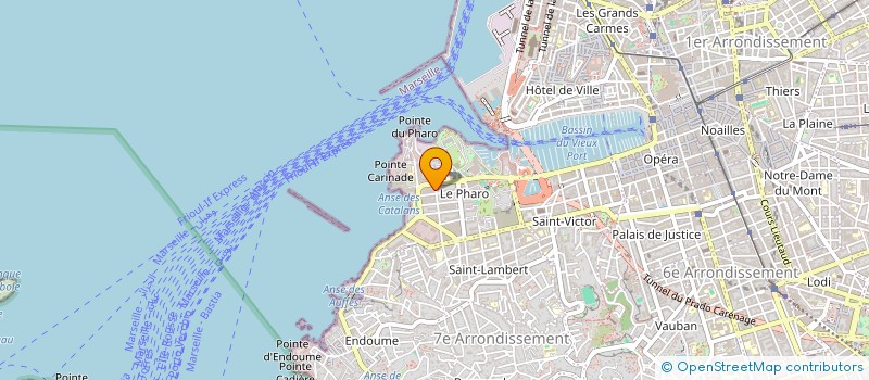 localisation de l'entreprise MATIM - CONTRE LE CANCER  MARSEILLE