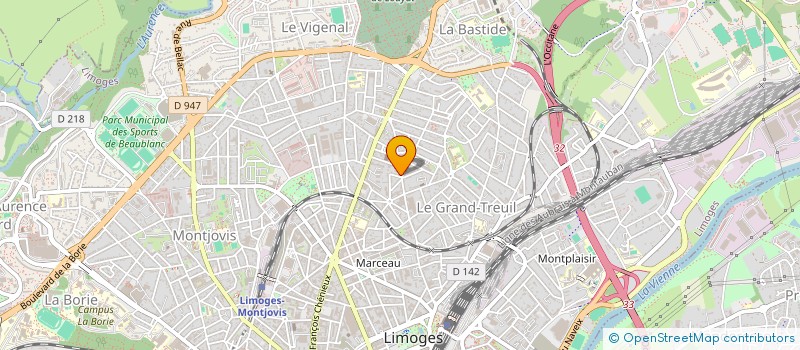 localisation de l'entreprise MATIMMO à LIMOGES