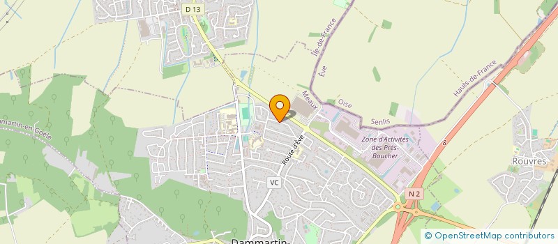 localisation de l'entreprise MATIN  DAMMARTIN-EN-GOELE