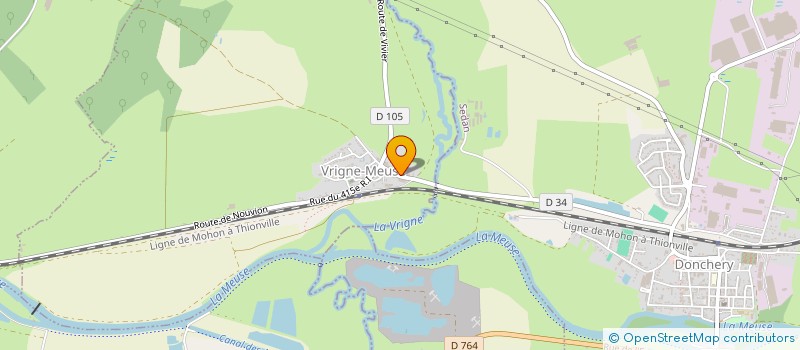 localisation de l'entreprise MATIN  VRIGNE-MEUSE