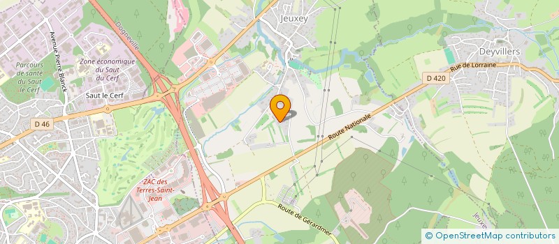 localisation de l'entreprise MATIN  JEUXEY