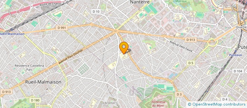 localisation de l'entreprise MATIN MALIN à NANTERRE