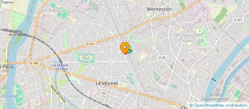 localisation de l'entreprise MATINE CONSEILS  LE VESINET