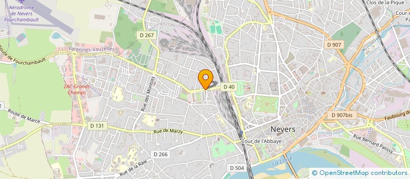localisation de l'entreprise MATINFO à NEVERS