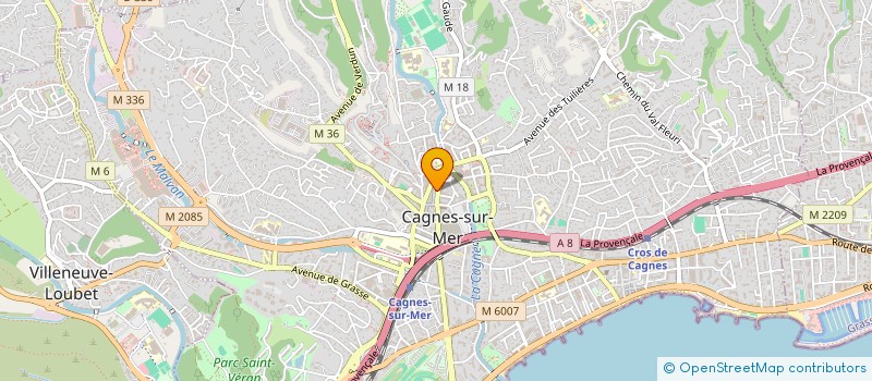 localisation de l'entreprise MATINO  CAGNES SUR MER