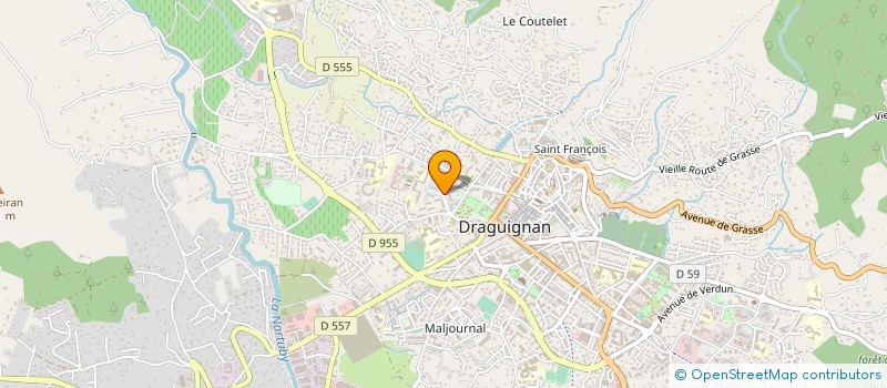 localisation de l'entreprise MATINS CLAIRS  DRAGUIGNAN