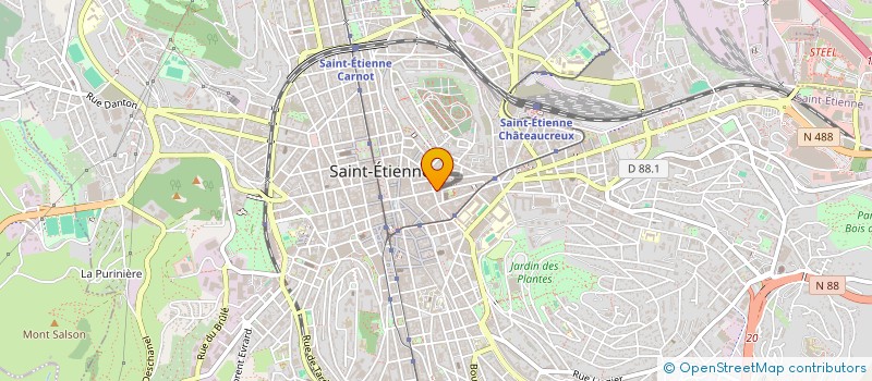 localisation de l'entreprise MATINS D'AVRIL  SAINT-ETIENNE