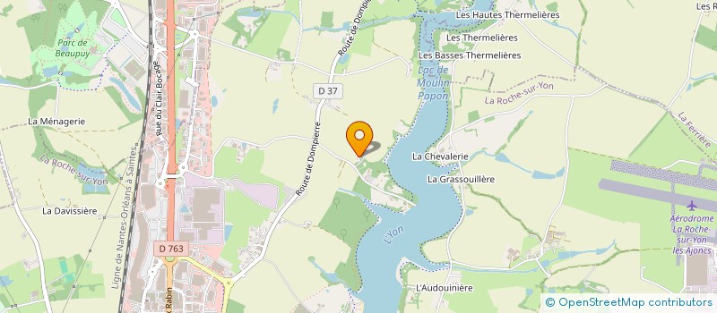 localisation de l'entreprise MATINVEST  LA ROCHE-SUR-YON