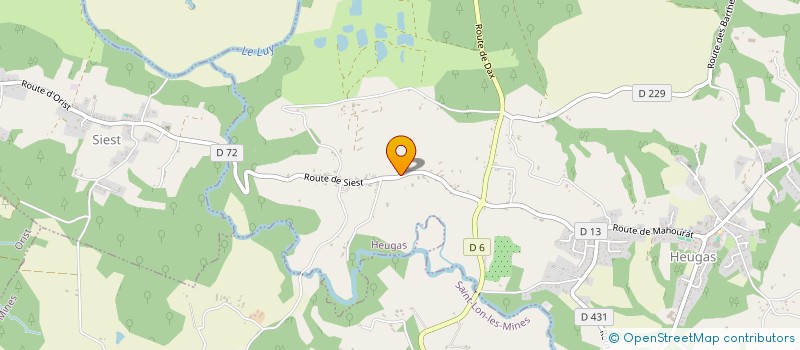 localisation de l'entreprise MATIOU  HEUGAS