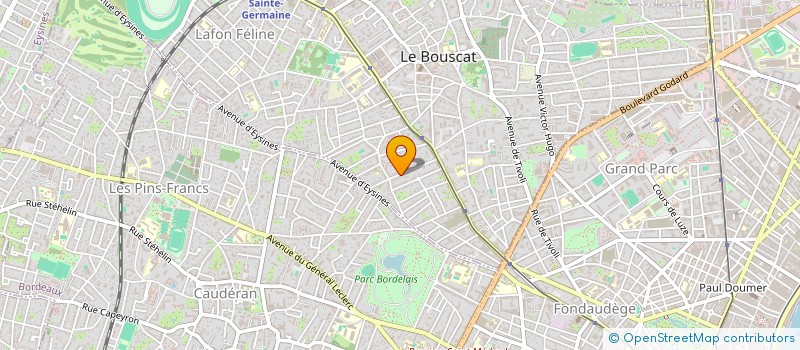 localisation de l'entreprise MATIPI à LE BOUSCAT