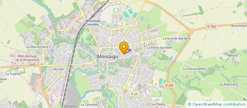 localisation de l'entreprise MATIRO à MONTAIGU-VENDEE