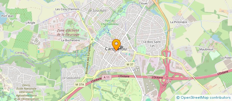 localisation de l'entreprise MATIRO  CARQUEFOU